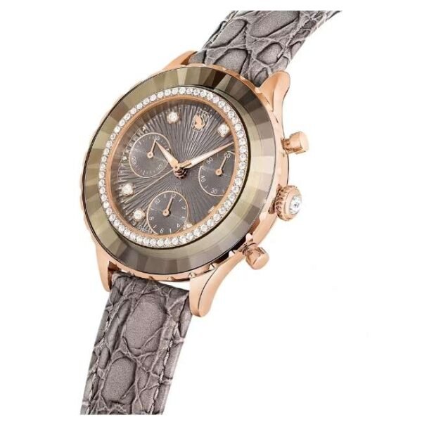 Swarovski Octea Chrono Women Grey Dial Chronograph Watch - 5671153