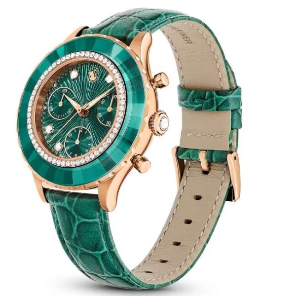 Swarovski Octea Chrono Women Green Dial Chronograph Watch - 5672931