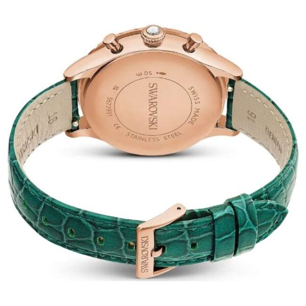Swarovski Octea Chrono Women Green Dial Chronograph Watch - 5672931