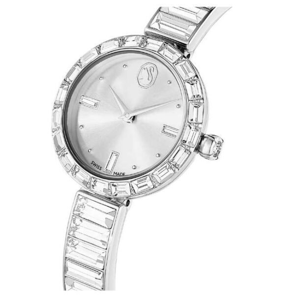 Swarovski Matrix Bangle Women Silver Dial Quartz Watch - 5677487