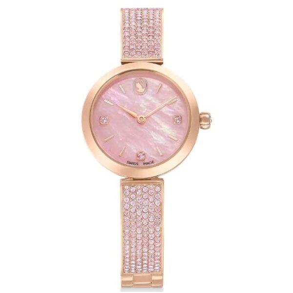 Swarovski Illumina Women Pink Dial Chronograph Watch - 5678756