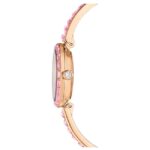 Swarovski Matrix Bangle Women Pink Dial Chronograph Watch - 5679890