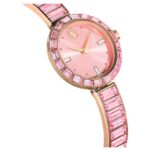 Swarovski Matrix Bangle Women Pink Dial Chronograph Watch - 5679890