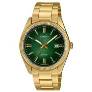 Casio Enticer Men Green Dial Quartz Watch - A2374