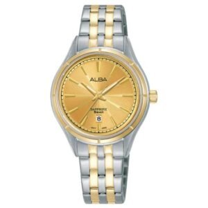 Alba Women Yellow Dial VJ22 Watch - AH7CY2X1