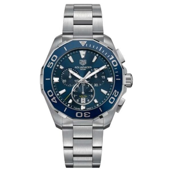 TAG Heuer Aquaracer Blue Dial Chronograph Watch - CAY111B.BA0927