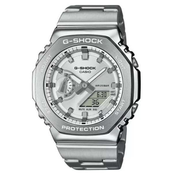 Casio G-Shock Men Silver Dial Analog-Digital Watch – G1612