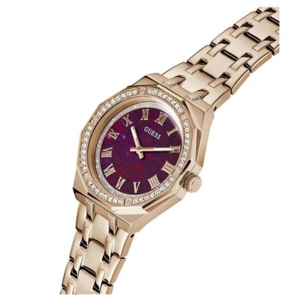 Guess Women Desire Purple Dial Quartz Watch-GW0770L3