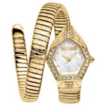 Just Cavalli Ornato Snake Women Silver Dial Quartz Watch - JC1L303M0025