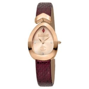 Just Cavalli Diversa Snake Women Rose Gold Dial Quartz Watch - JC1L321L0045