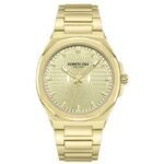 Kenneth Cole Men Gold Dial Quartz Watch - KCWGG0047001MN