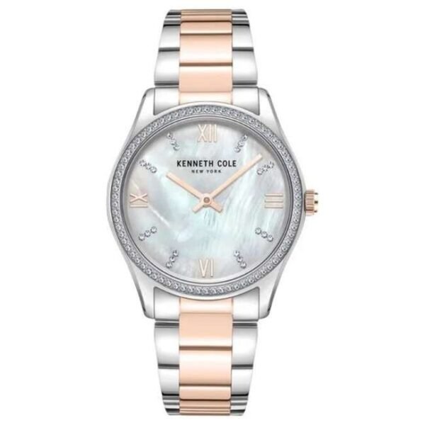 Kenneth Cole Women Mother Of Pearl Dial Quartz Watch - KCWLG0048301LD