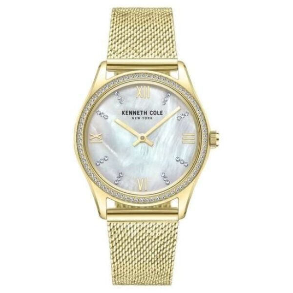 Kenneth Cole Women Mother Of Pearl Dial Quartz Watch - KCWLG0048303LD