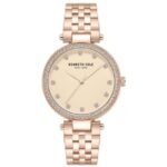 Kenneth Cole Women Rose Gold Dial Quartz Watch - KCWLG0048502LD