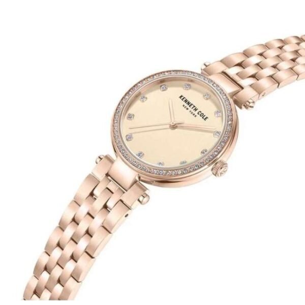 Kenneth Cole Women Rose Gold Dial Quartz Watch - KCWLG0048502LD