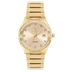 Santa Barbara Quartz Women Gold Dial Watch - SB.1.10540-6