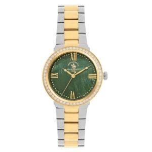 Santa Barbara Quartz Women Green Dial Watch - SB.1.10553-4