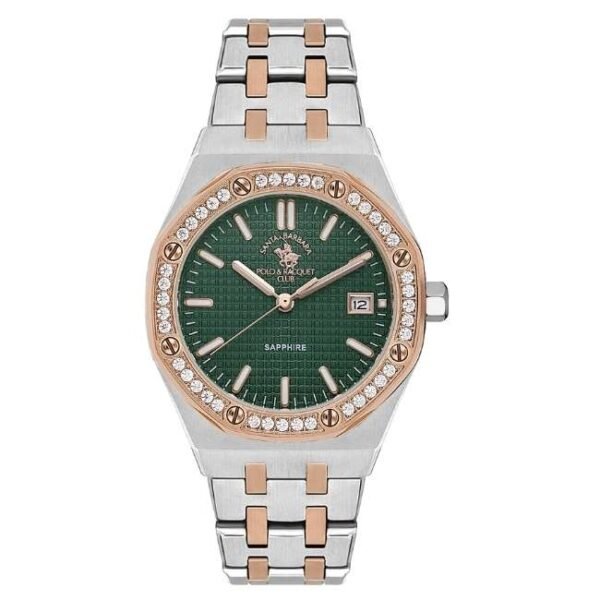 Santa Barbara Quartz Women Green Dial Watch - SB.1.10554-6