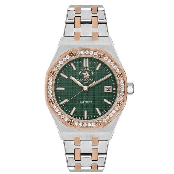 Santa Barbara Quartz Women Green Dial Watch - SB.1.10554-6