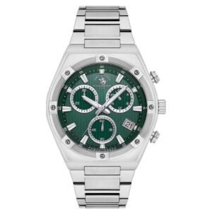 Santa Barbara Chronograph Men Green Dial Watch - SB.1.10583-3