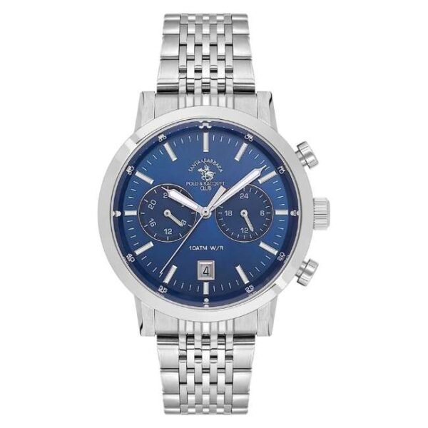 Santa Barbara Chronograph Men Blue Dial Watch - SB.1.10585-3