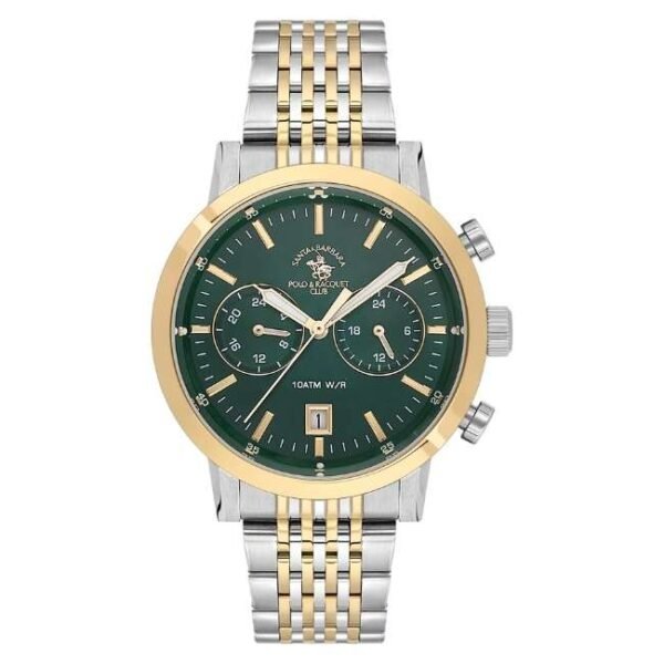 Santa Barbara Chronograph Men Green Dial Watch - SB.1.10585-4