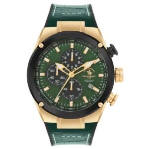 Santa Barbara Chronograph Men Green Dial Watch - SB.3.10001-5