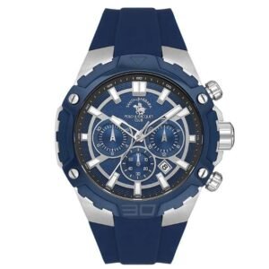Santa Barbara Chronograph Men Blue Dial Watch - SB.5.10002-3