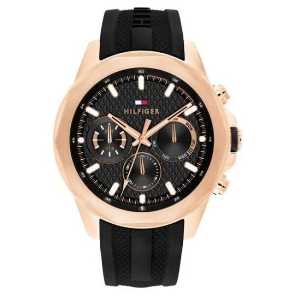 Tommy Hilfiger Lars Men Black Dial Multifunction Watch - TH1710650