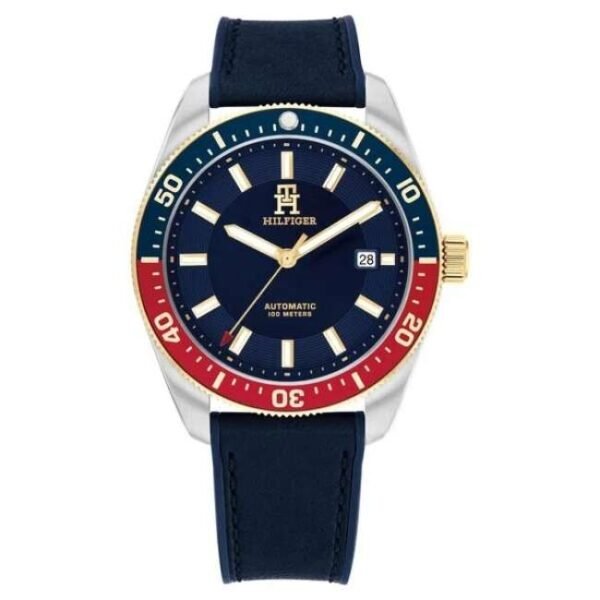 Tommy Hilfiger Th85 - Automatic Men Blue Dial Automatic Watch - TH1792141