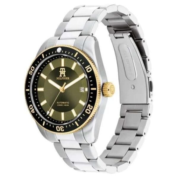 Tommy Hilfiger Th85 - Automatic Men Green Dial Automatic Watch - TH1792155