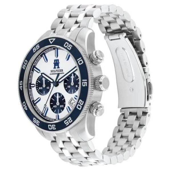 Tommy Hilfiger Th85 Chrono Men White Dial Chronograph Watch - TH1792157
