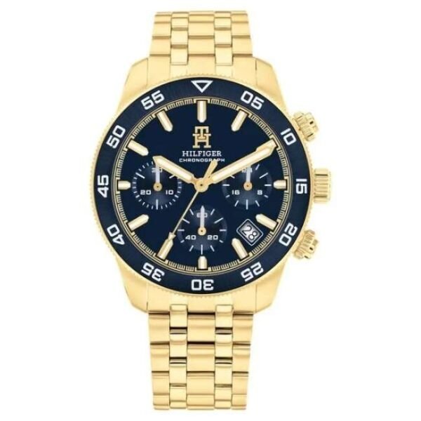 Tommy Hilfiger Th85 Chrono Men Blue Dial Chronograph Watch - TH1792158