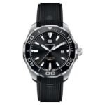 TAG Heuer Aquaracer Black Dial Quartz Watch - WAY101A.FT6141