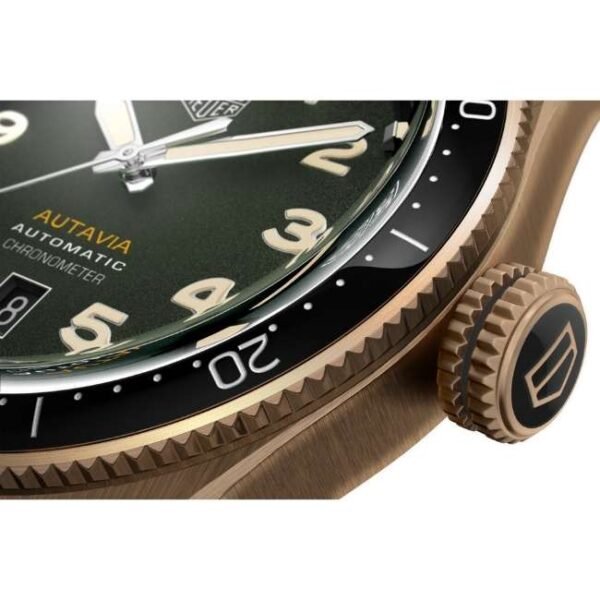 TAG Heuer Autavia Green Dial Automatic Watch - WBE5190.FC8268