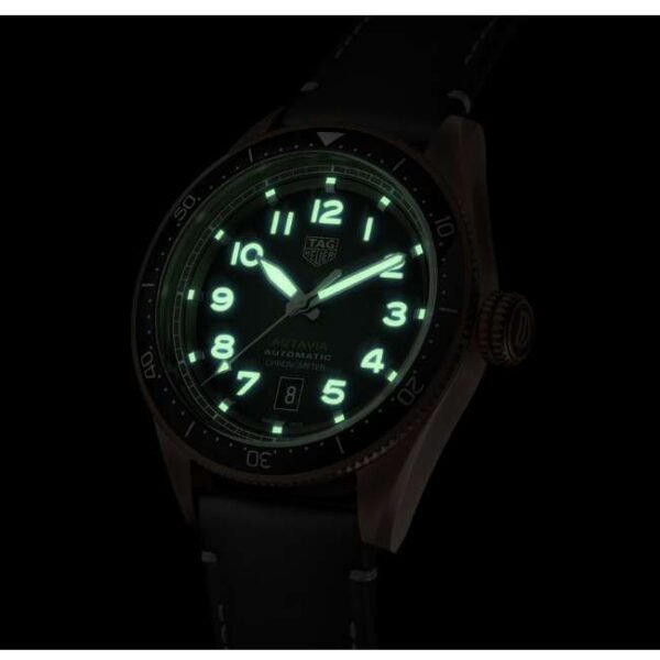 TAG Heuer Autavia Green Dial Automatic Watch - WBE5190.FC8268