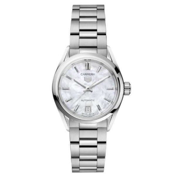 TAG Heuer Carrera Mother Of Pearl Dial Automatic Watch - WBN2410.BA0621