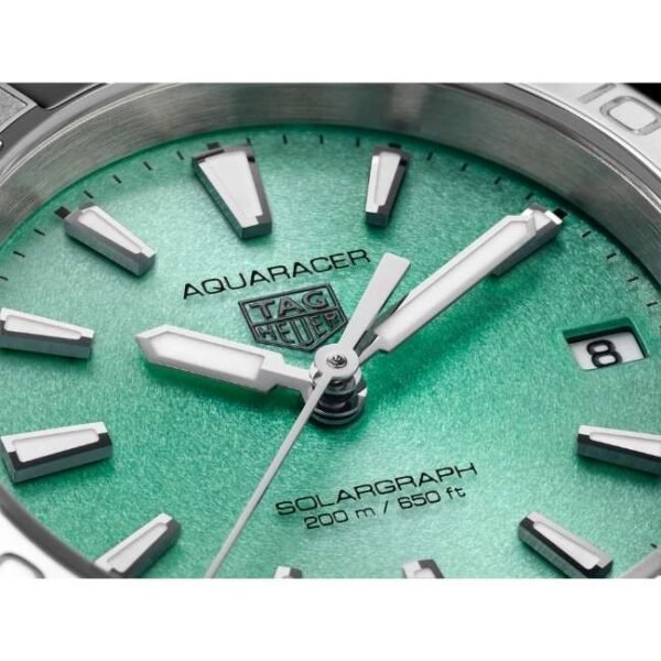 TAG Heuer Aquaracer Green Dial Solar Powered Watch - WBP1315.BA0005