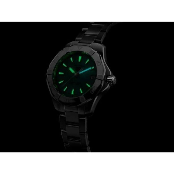 TAG Heuer Aquaracer Green Dial Solar Powered Watch - WBP1315.BA0005