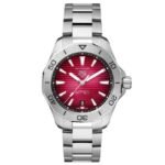TAG Heuer Aquaracer Red Dial Automatic Watch - WBP2114.BA0627