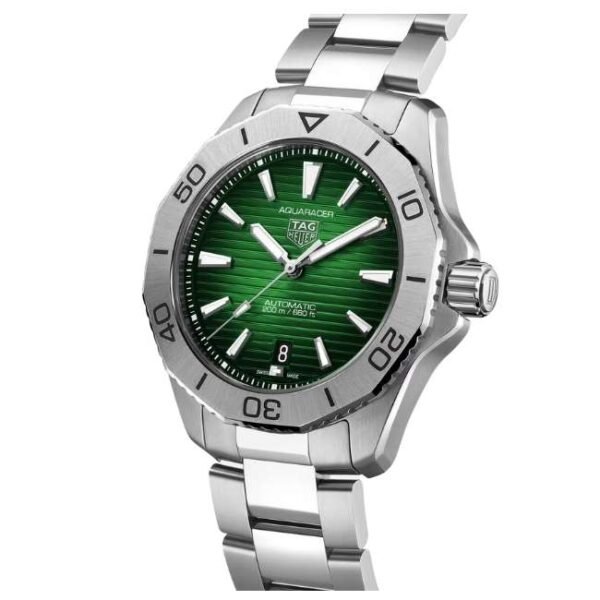 TAG Heuer Aquaracer Green Dial Automatic Watch - WBP2115.BA0627