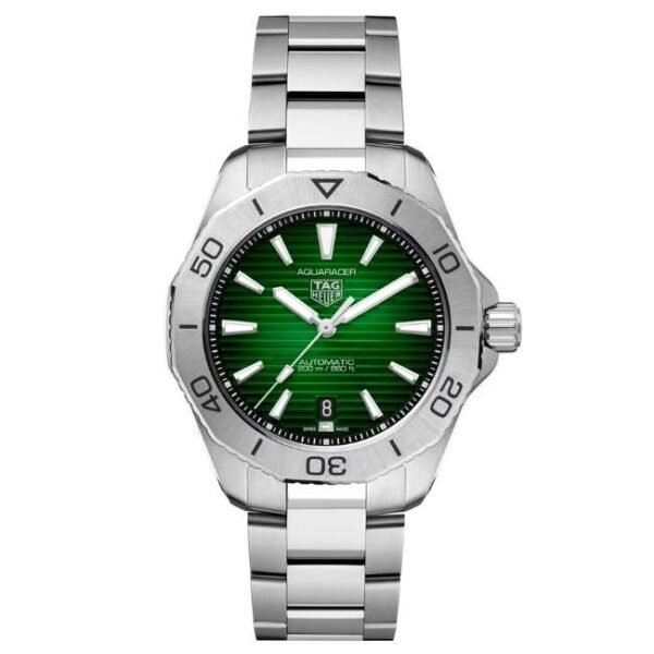 TAG Heuer Aquaracer Green Dial Automatic Watch - WBP2115.BA0627