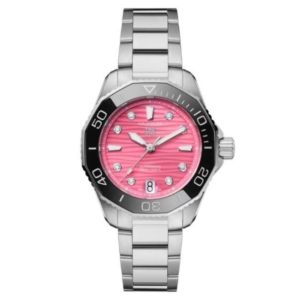TAG Heuer Aquaracer Pink Dial Automatic Watch - WBP231J.BA0618