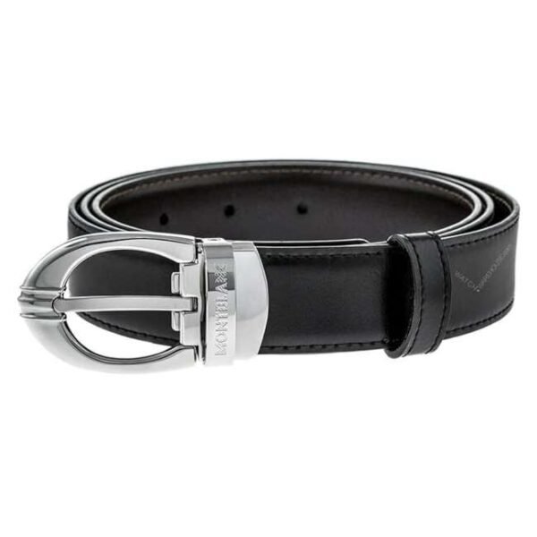 Montblanc Black/Brown 120 x 3 cm Belt - 106148