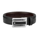 Montblanc Black/Brown 120 x 3 cm Belt - 114423