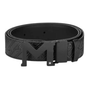 Montblanc Black 120 x 3.5 cm Belt - 129443