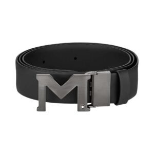 Montblanc Black 120 x 3.5 cm Belt - 129445