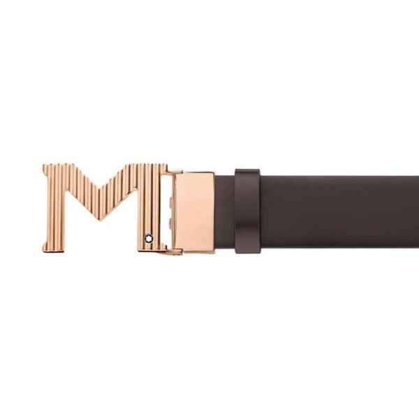 Montblanc Black/Brown 120 x 3.5 cm Belt - 129448