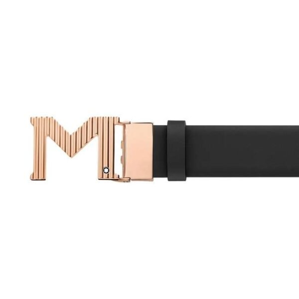 Montblanc Black/Brown 120 x 3.5 cm Belt - 129448