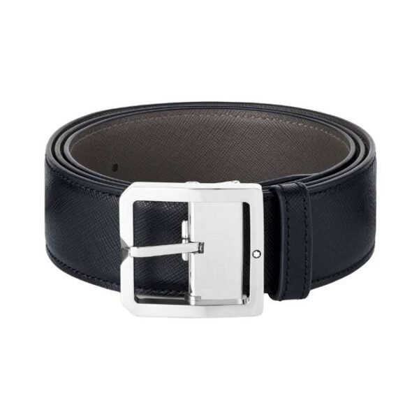 Montblanc Black/Grey 120 x 4 cm Belt - 131162